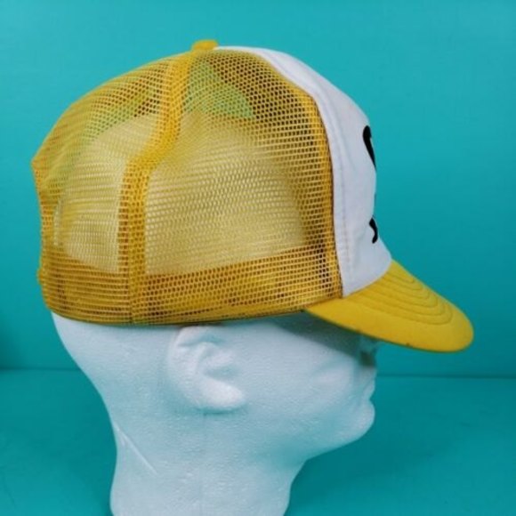 Vintage 80s Old Fart Snapback Mesh Trucker Hat Cap - Picture 3 of 10